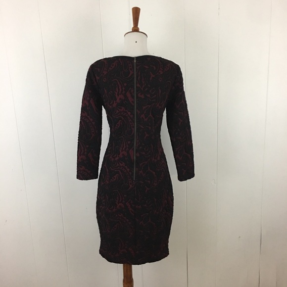 Tracy Reese Plenty V-Neck 3/4 Sleeve Sheath Dress - Picture 6 of 7